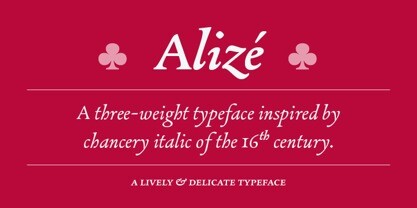 Alizé Font - Free Font