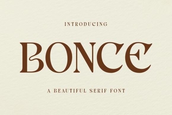 Bonce Font - Free Font