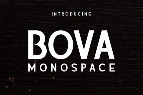 Bova Monospace Font - Free Font