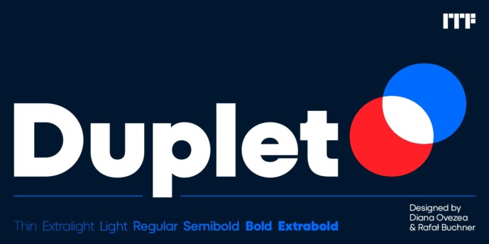 Duplet Font Family - Free Font
