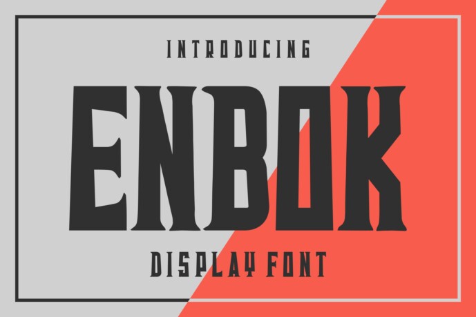 Enbok Rhee Enbok Display Font - Free Font