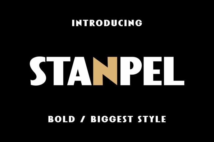 Stanshell Font Stanpel Font - Free Font