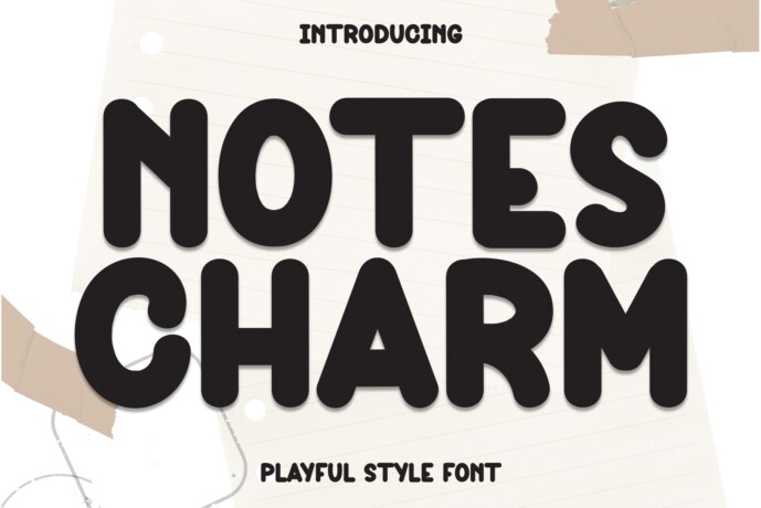 Notes Charm Font - Free Font