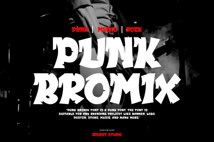 Punk Bromix Font - Free Font