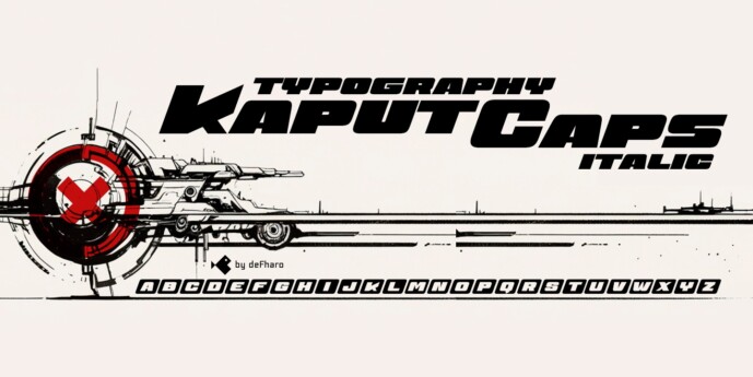 Kaput Caps Font - Free Font