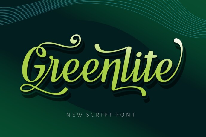 Greenlite Font - Free Font