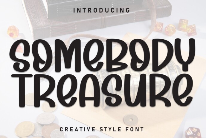 Somebody Treasure Font - Free Font
