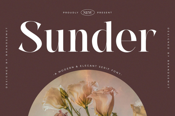 Typography Rrrr Sund Sunder Font - Free Font