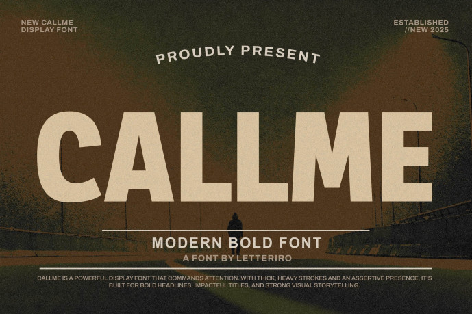 Callme Modern Bold Font - Free Font