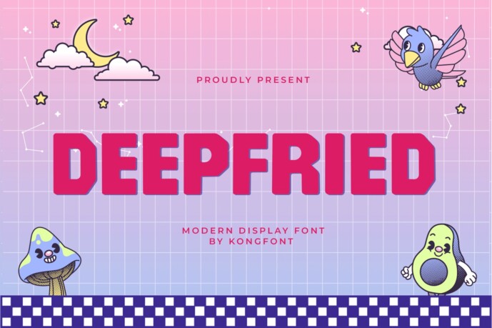 Deepfried Font - Free Font