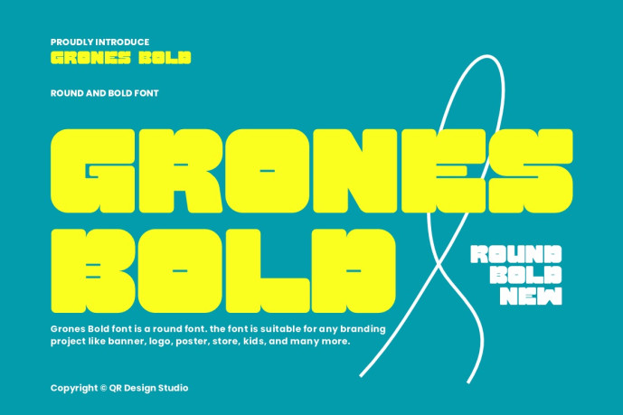 Bold Rounded Script Font Grones Bold Round Font - Free Font