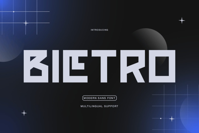 Bietro Font - Free Font