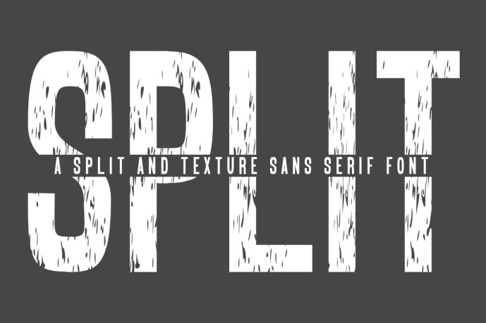 Split Font Mc Split Font - Free Font