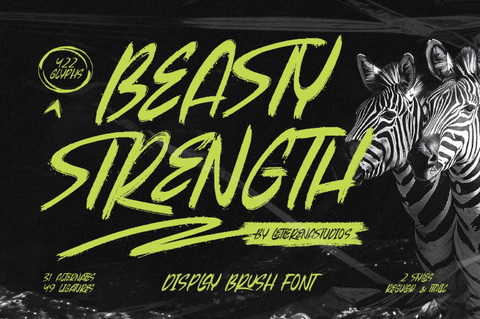 Beasty Strength Font - Free Font