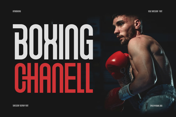 Boxing Font Html Boxing Chanell Modern Sport Font - Free Font