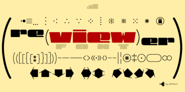 View Black Roman Font