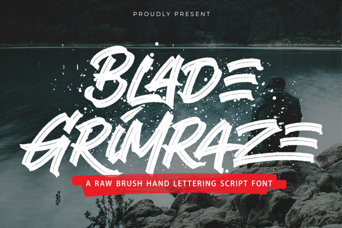 Blade Grimraze Brush Script Font - Free Font