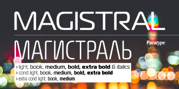 Magistral Font