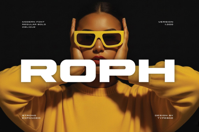 Roph – Modern Sans Serif Font - Free Font