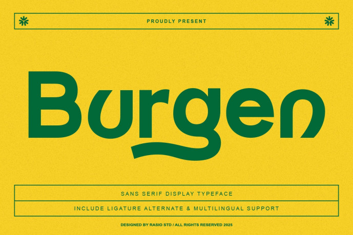 Burgen Font - Free Font