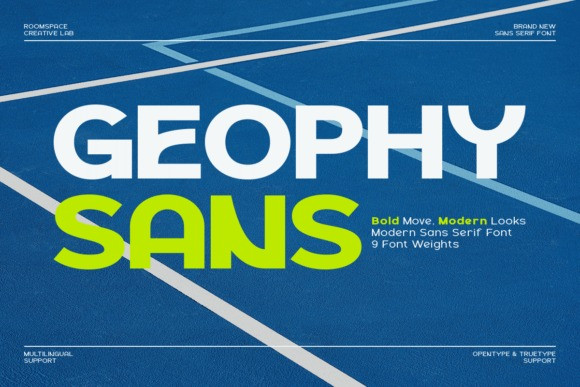 Geophy Font Family - Free Font