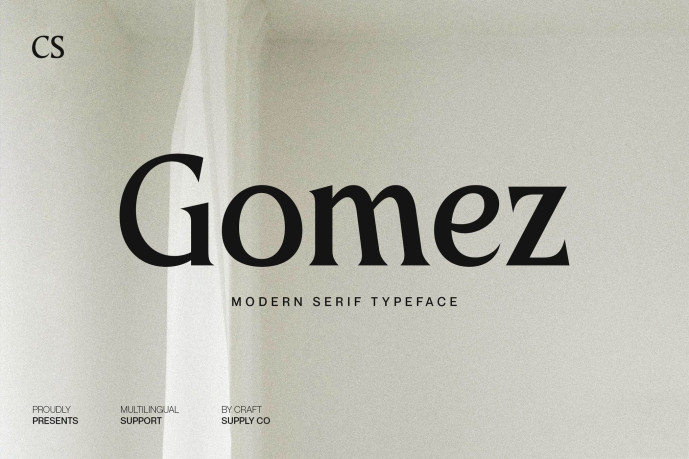 Gomez – Modern Serif Font - Free Font