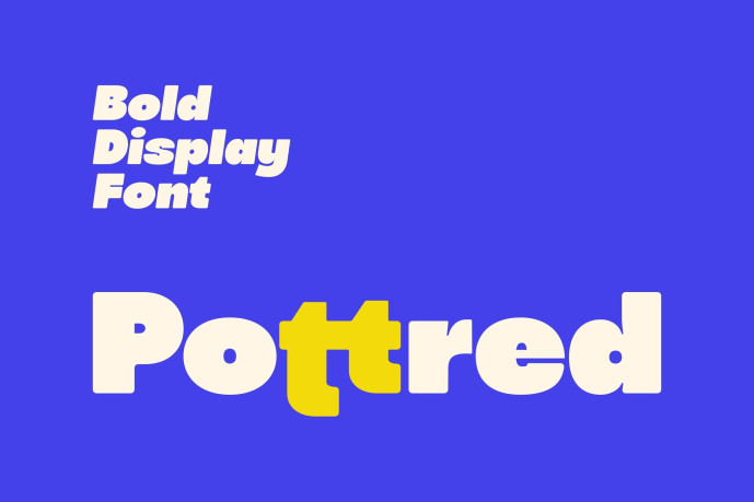 Bold Display Pottred Bold Display Font - Free Font