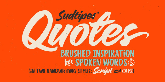 Quotes Brush Script Font - Free Font