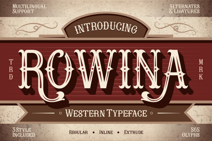 Rowina Serif Font - Free Font
