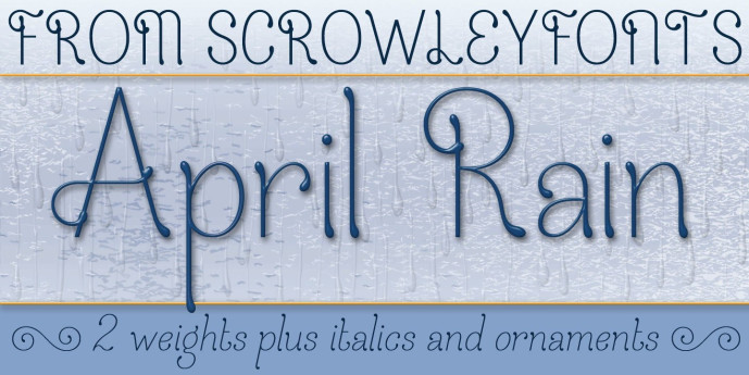 April Rain Font - Free Font