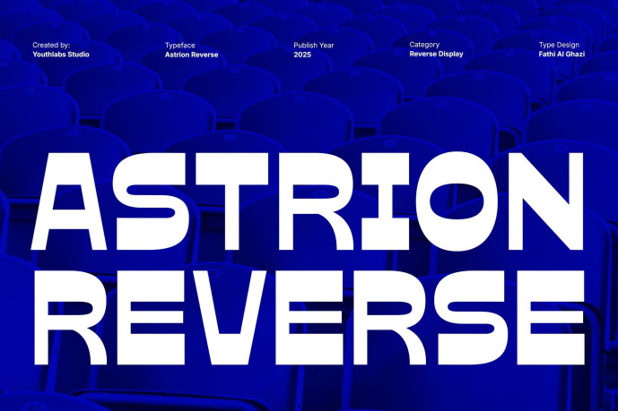 Astrion Reverse Font - Free Font