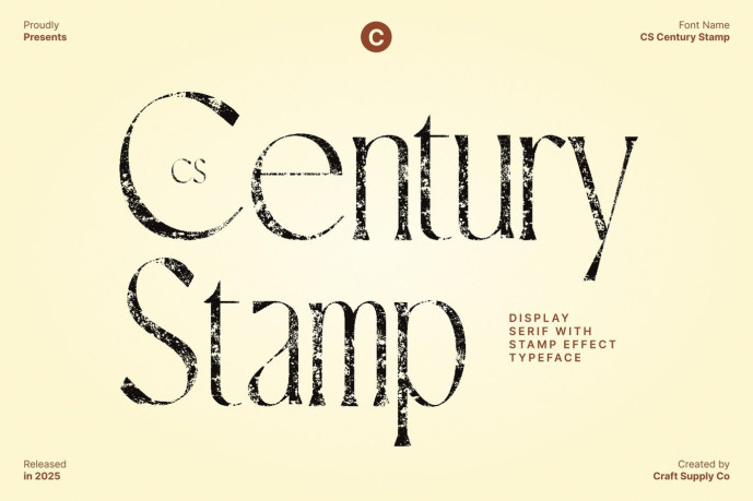 Century Stamp Font - Free Font
