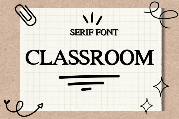 Classroom Font - Free Font