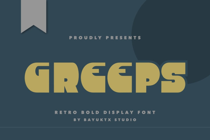 Bold Display Greeps – Retro Bold Display Font - Free Font