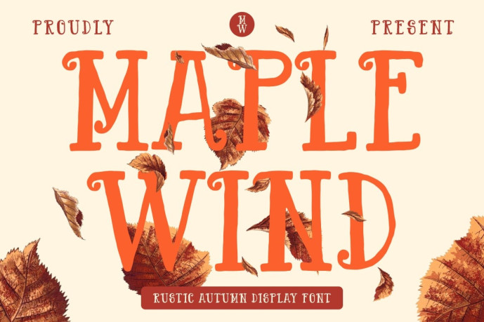 Maple Wind Rustic Autumn Font - Free Font