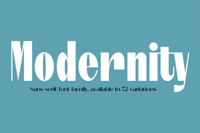 Modernity Font Family - Free Font