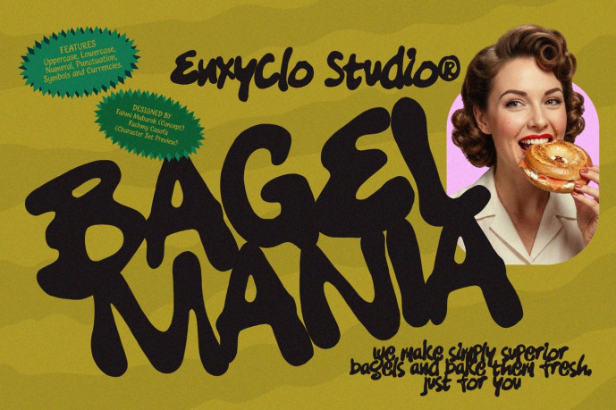 Bagel Mania Font - Free Font