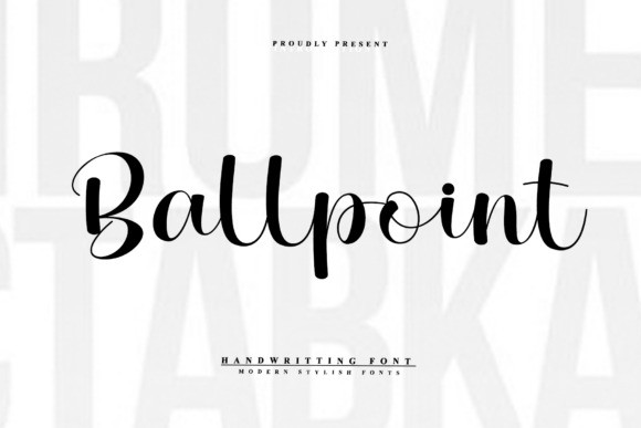 Ballpoint Script Font - Free Font