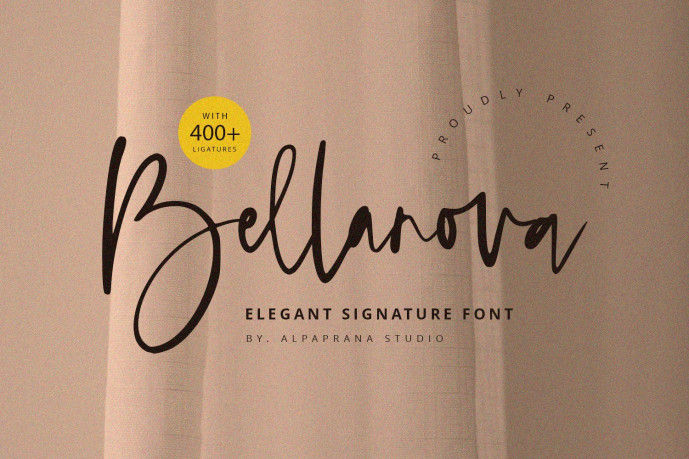 Bellanova Script Font - Free Font