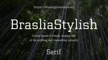 Brasília Stylish Font