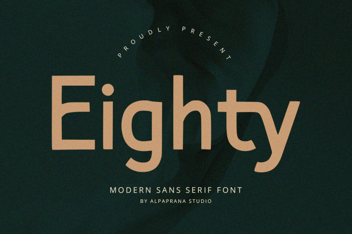 Eighty Lettering Eighty Font - Free Font
