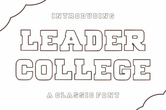 Leader College Font - Free Font