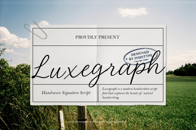 Sign Script Fonts Luxegraph - Signature Script Font - Free Font