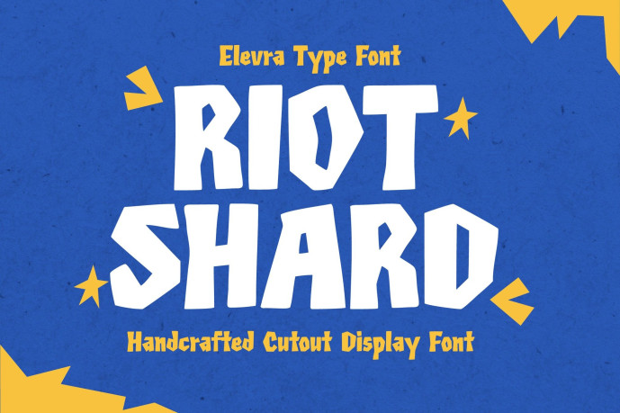 London Riots Font Riot Shard Font - Free Font