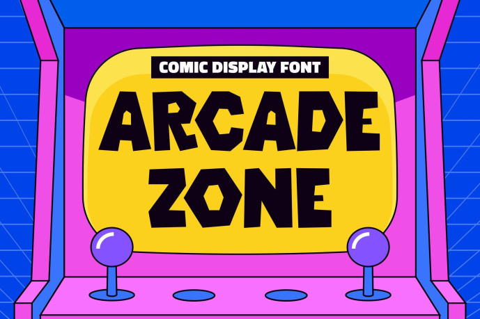 Arcade Zone Display Font - Free Font