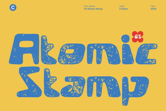 Atomic Stamp Font - Free Font