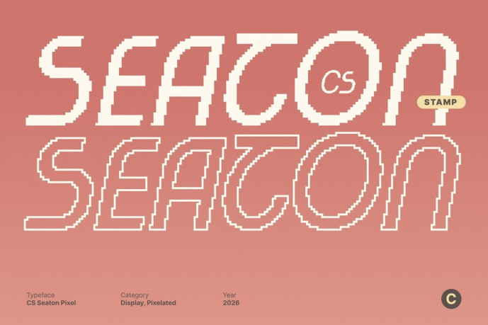 CS Seaton Pixel Font - Free Font