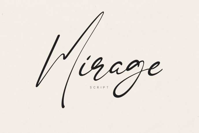 Mirage Script Font - Free Font