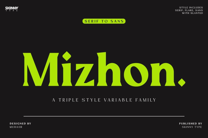 Mizhon Font Family - Free Font