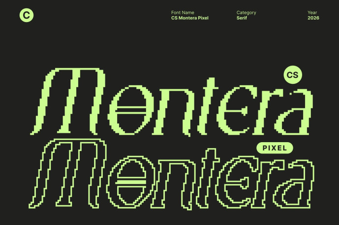 Montera Pixel Font - Free Font